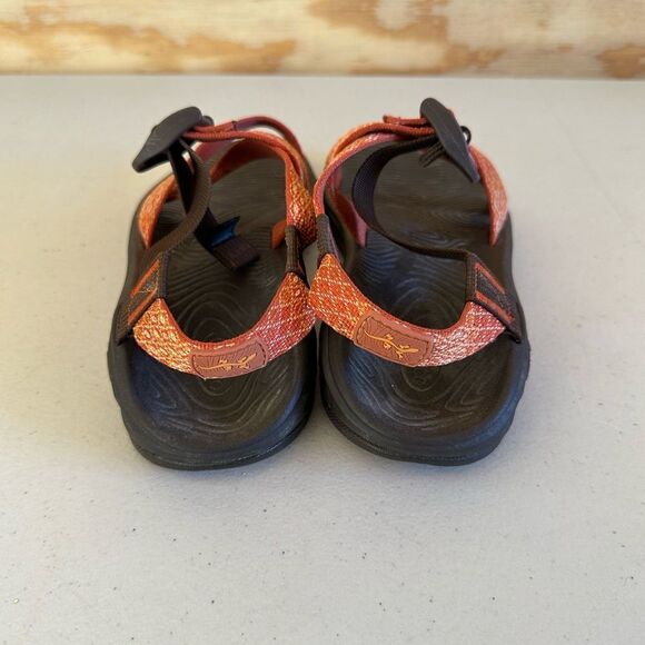 Chaco Orange and Black Strappy Sandals - Picture 2 of 4